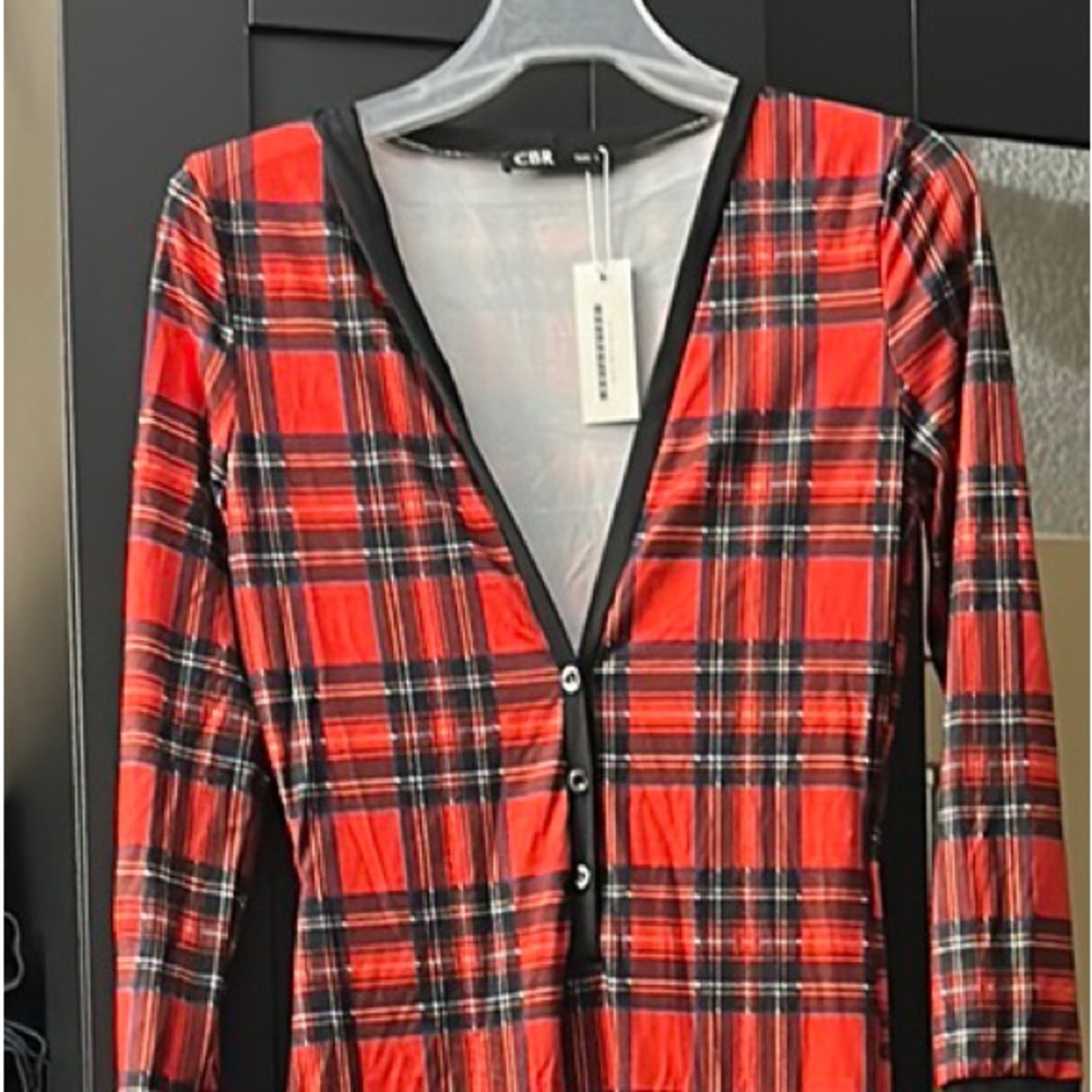 BNWT Buffalo Plaid Onesie PJ's ❤️
